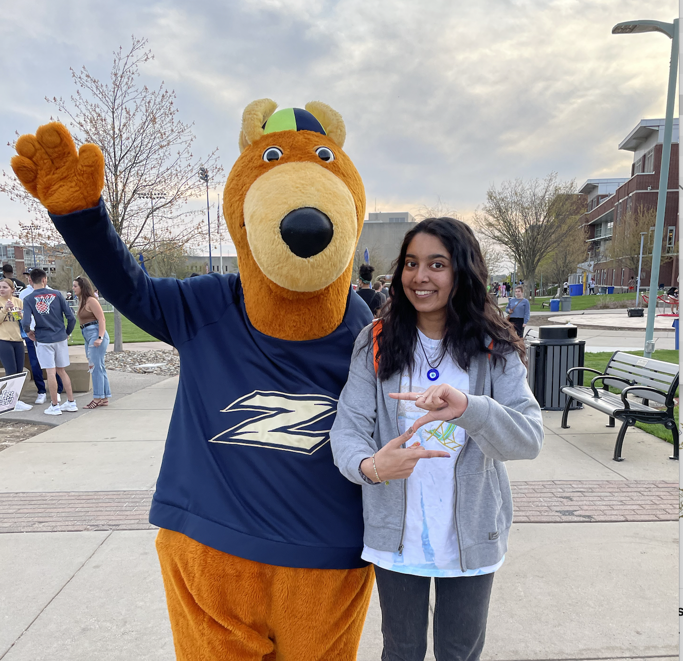alia baig with Zippy